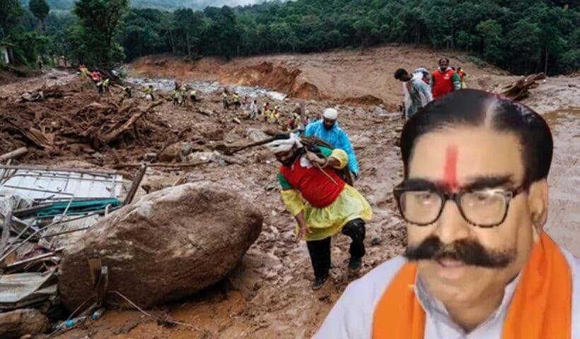 BJP leader Gyandev Ahuja cow slaughter explanation for Wayanad tragedy, ওয়েনাডে ভূমিধস বিপর্যয়ের কারণ গো-হত্যা! সাফ দাবি বিজেপি-র জ্ঞানদেবের