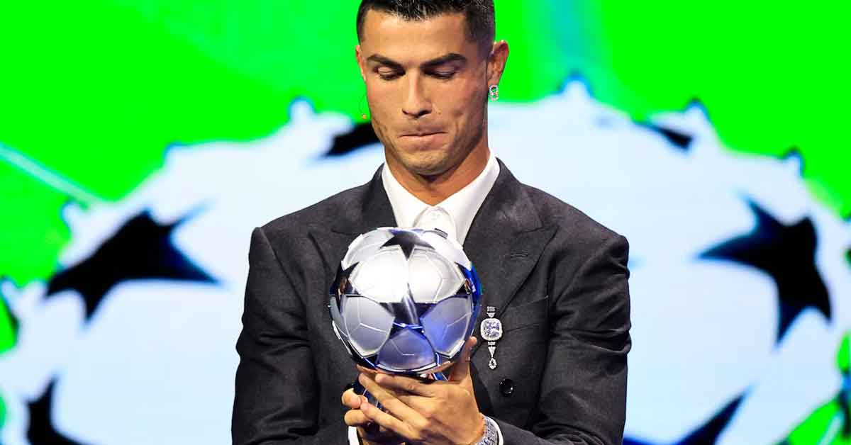 CR7 Cristiano Ronaldo Honored at UEFA Champions League Ceremony