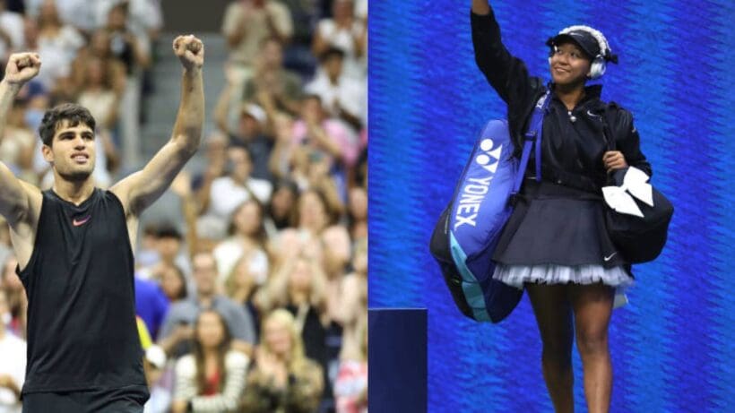 Carlos Alcaraz and Naomi Osaka