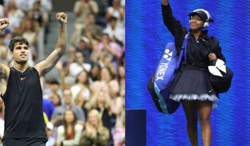 Carlos Alcaraz and Naomi Osaka