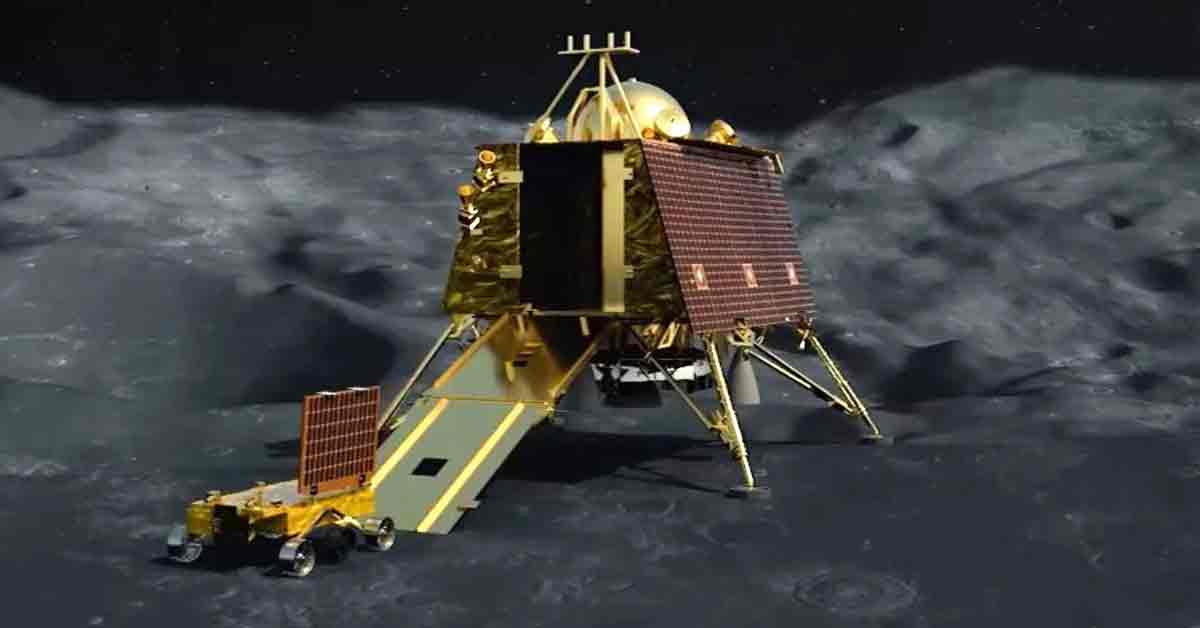 Chandrayaan-3 spacecraft image showcasing its design and features