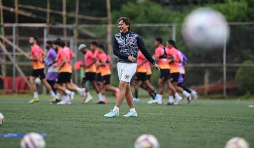 Coach Carles Cuadrat Works His Magic in East Bengal's Practice Sessions