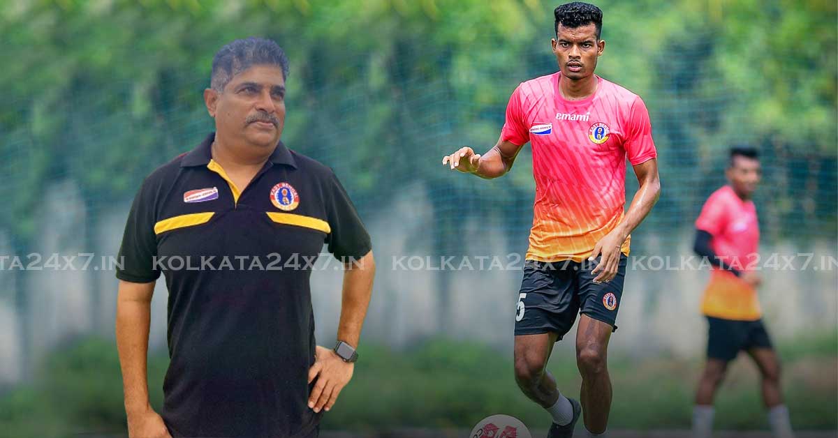 East Bengal Coach Bino George Optimistic About Players in Calcutta Football League Chaku Mandi