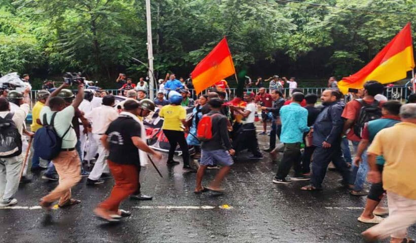 RG Kar protest of Football fans Police lathicharge