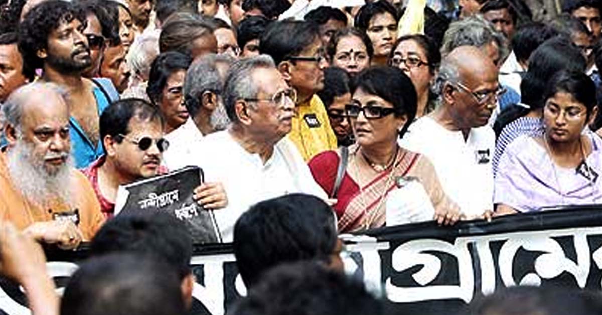 Intellectuals Protest Rally Against RG Kar Incident led by Aparna Sen Sohini Segupta