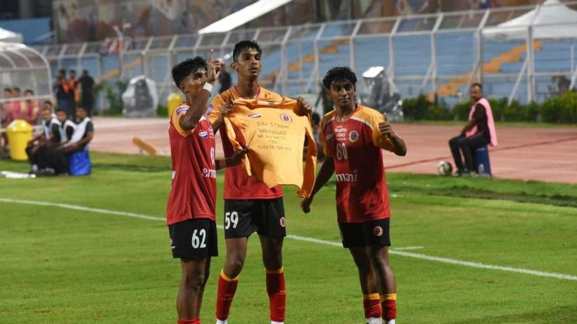 Jesin TK Scores First Senior Goal for East Bengal