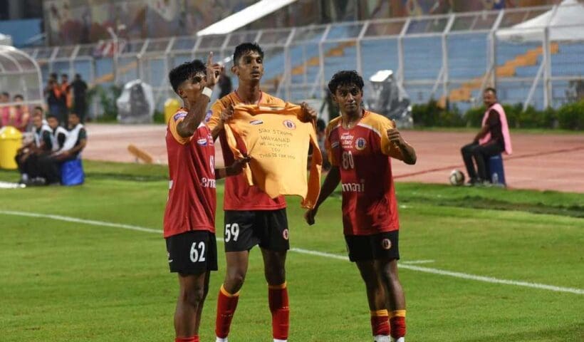 Jesin TK Scores First Senior Goal for East Bengal