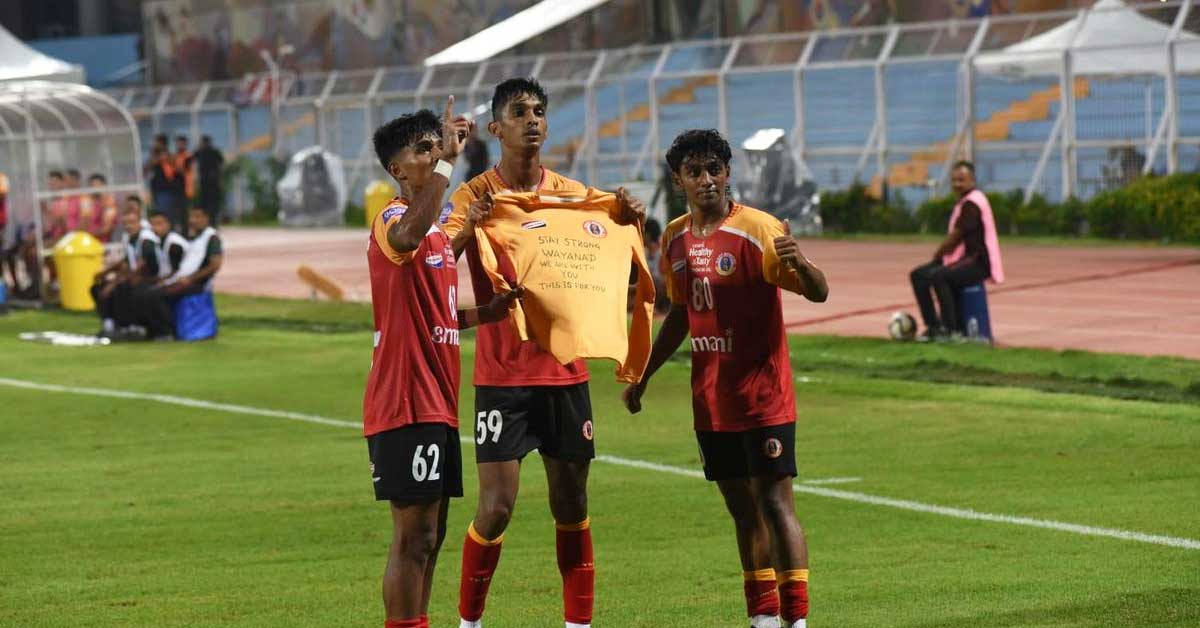 Jesin TK Scores First Senior Goal for East Bengal