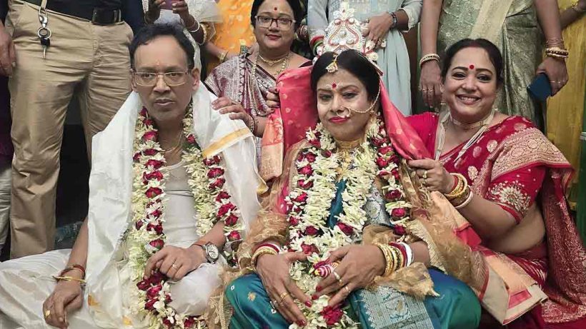 Aparajita Adhya at her brother's wedding, fulfilling her mother's wish