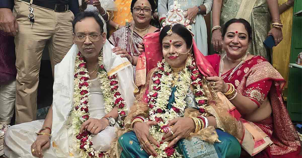 Aparajita Adhya at her brother's wedding, fulfilling her mother's wish