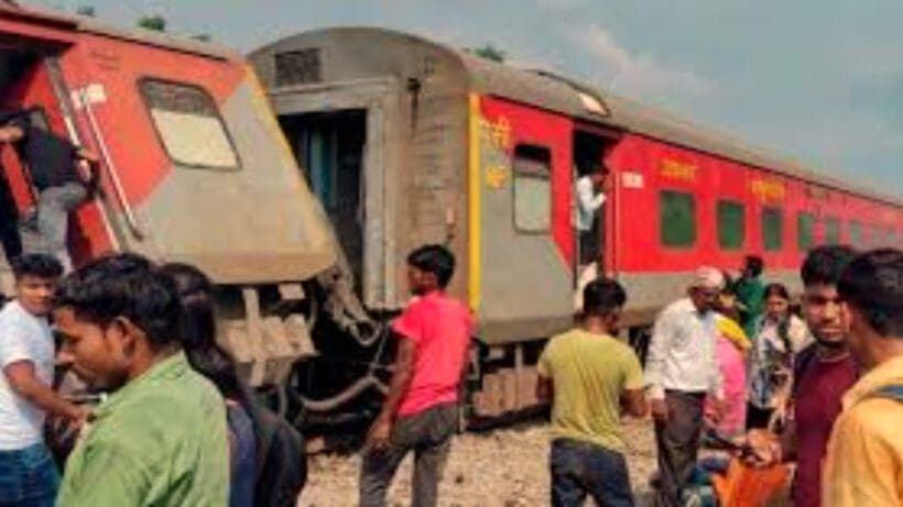 Railway accident in Uttarpradesh Ganga Satadru express faced accident on sunday