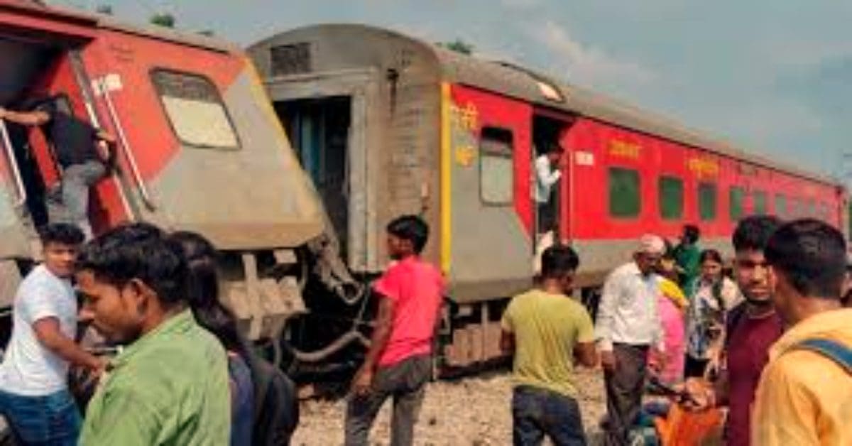 Railway accident in Uttarpradesh Ganga Satadru express faced accident on sunday