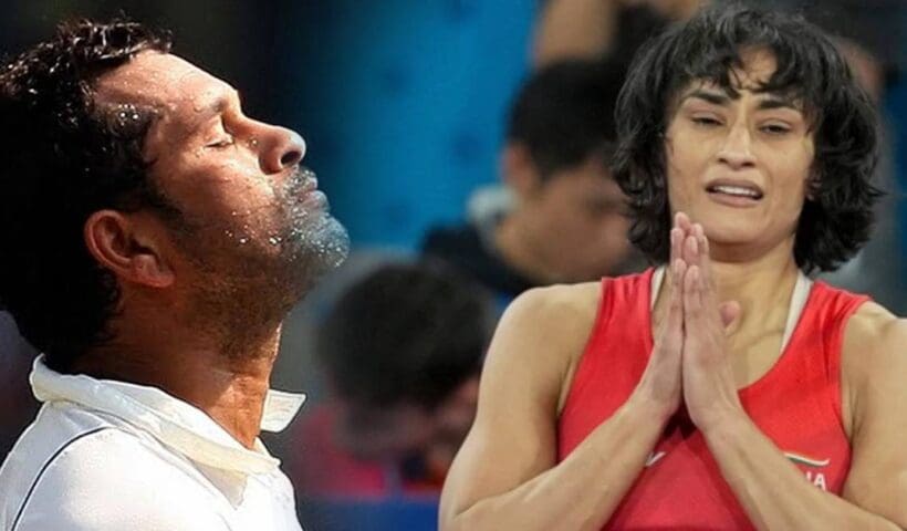 Sachin Tendulkar and Vinesh Phogat