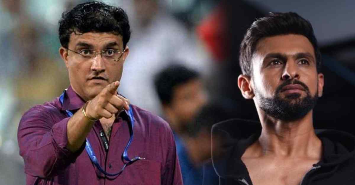 Sourav Ganguly and Shoaib Malik