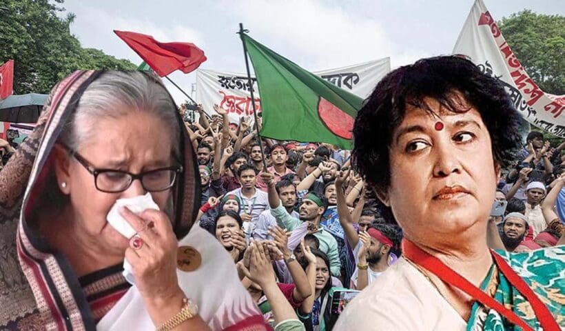 Taslima Narsin is worried about the secular government in Bangladesh despite the fall of Hasina's government, 'হাসিনার দুঃশাসনের শেষ' লিখলেও বাংলাদেশে ধর্মনিরপেক্ষ সরকার নিয়ে আশঙ্কিত তসলিমা