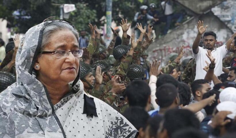 Where is the destination of Sheikh Hasina who fled from Bangladesh by submitting resignation letter, পদত্যাগ পত্র জমা দিয়ে পলাতক শেখ হাসিনা, গন্তব্য কলকাতা?