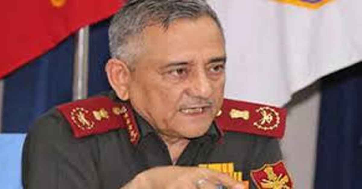 Indian Army chief raise concern over bangladesh situation