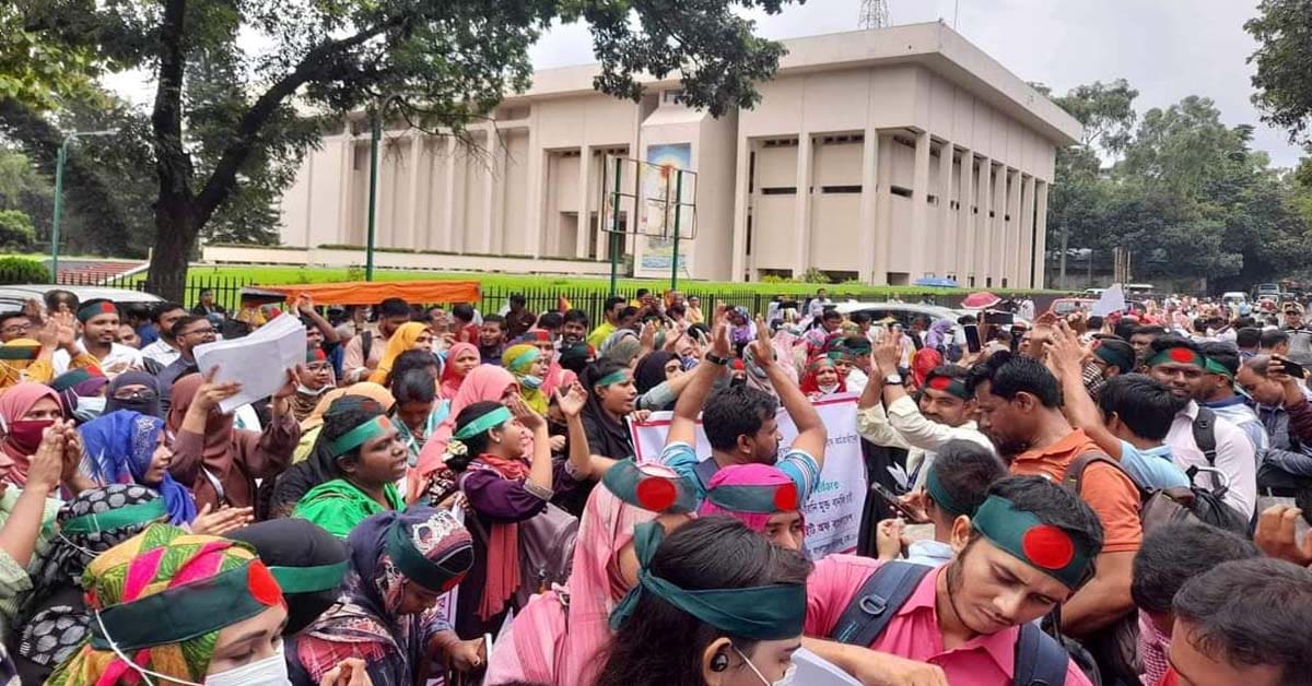 Bangladesh is hot again with students' movement demanding cancellation of exams