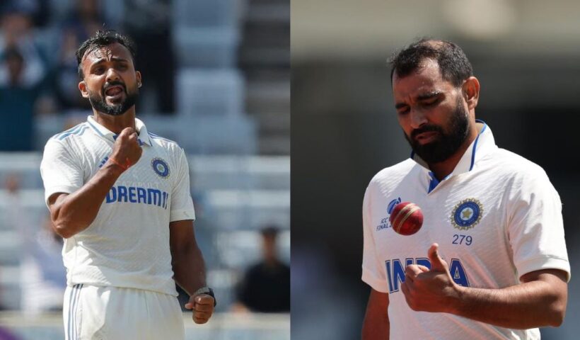 Akash Deep Earns Spot in Indian Test Team as Mohammed Shami Misses Out