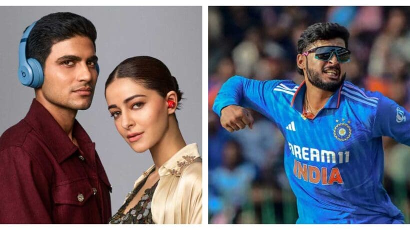 Ananya Pandey, Shubman Gill and Riyan Parag