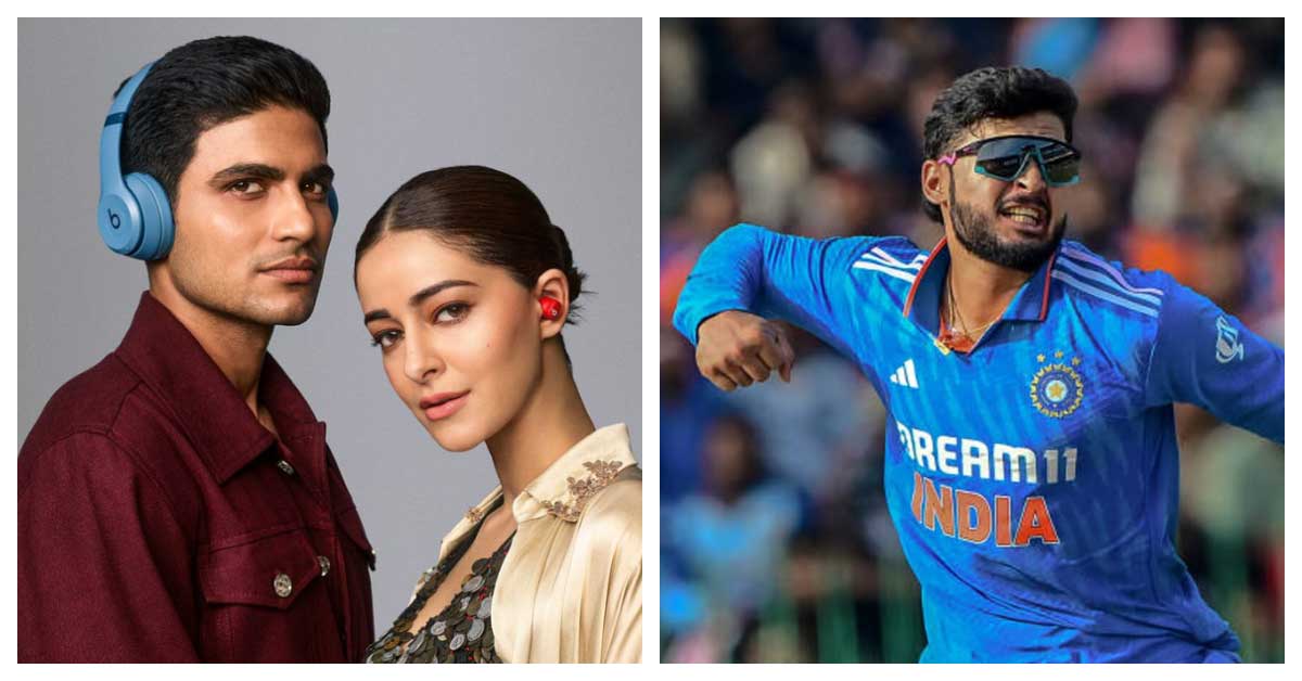 Ananya Pandey, Shubman Gill and Riyan Parag