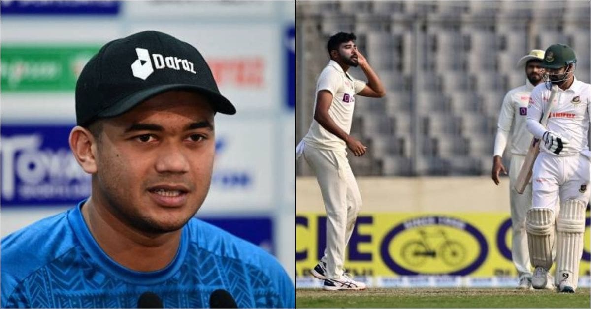 Taskin Ahmed Praises Indian Bowlers Despite Bangladesh's Poor Batting in 1st Test