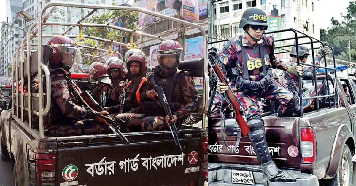 BANGLADESH123 বাংলাদেশ সীমান্তরক্ষীদের ঘেরাটোপে বিএসএফ জওয়ান, দিনাজপুর সীমান্ত সরগরম