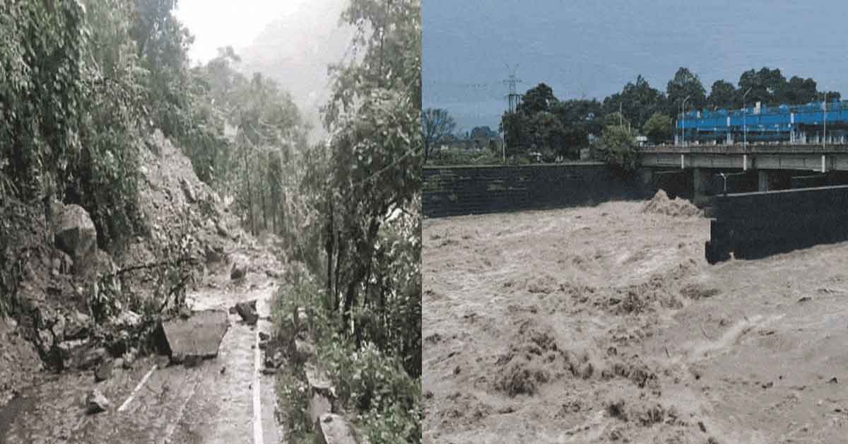 New landslide in Darjeeling-Kalimpong; rising waters of Teesta create panic among residents