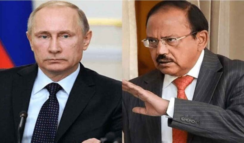 Ajit Doval will visit Russia and meet with vladimir putin to negociate to established peace in ukraine war