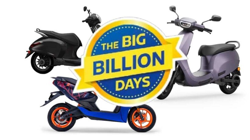 Flipkart Big Billion Days Sale on 3 electric scooters