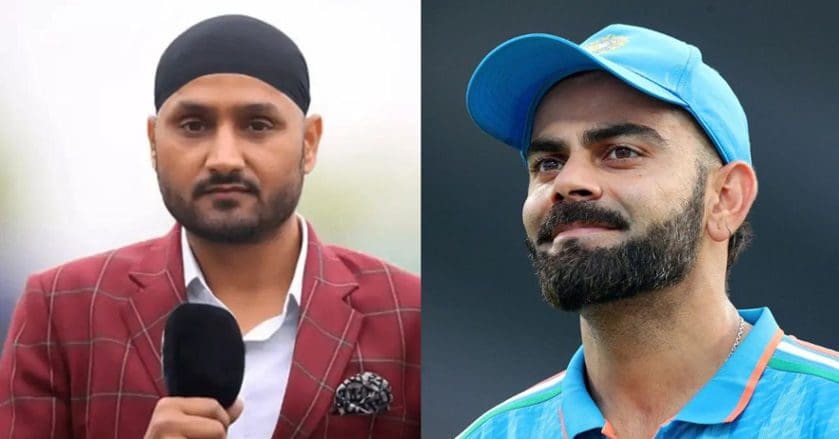 Harbhajan Singh and virat kohli