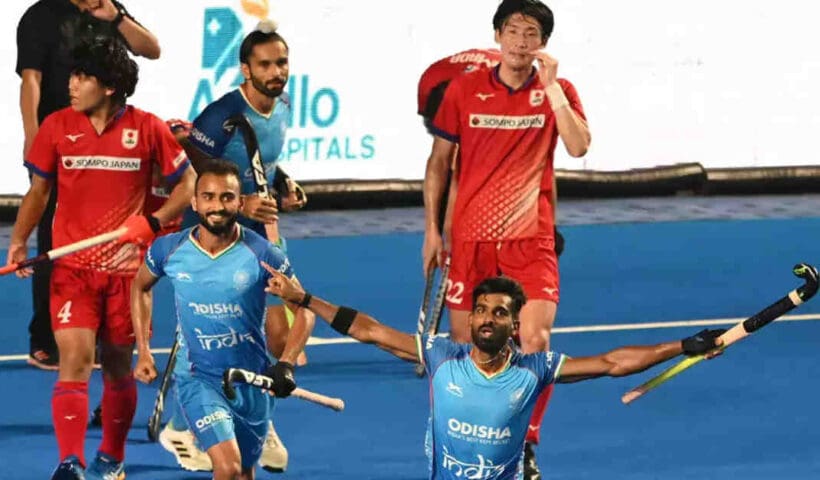 India Defeats Japan 5-1 to Secure Top Spot in Points Table