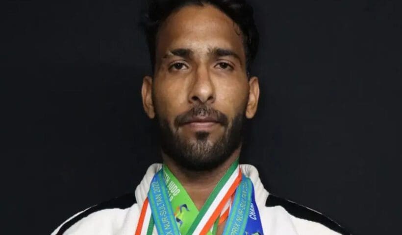 Kapil Parmar wins historic bronze in Men -60 kg J1 category