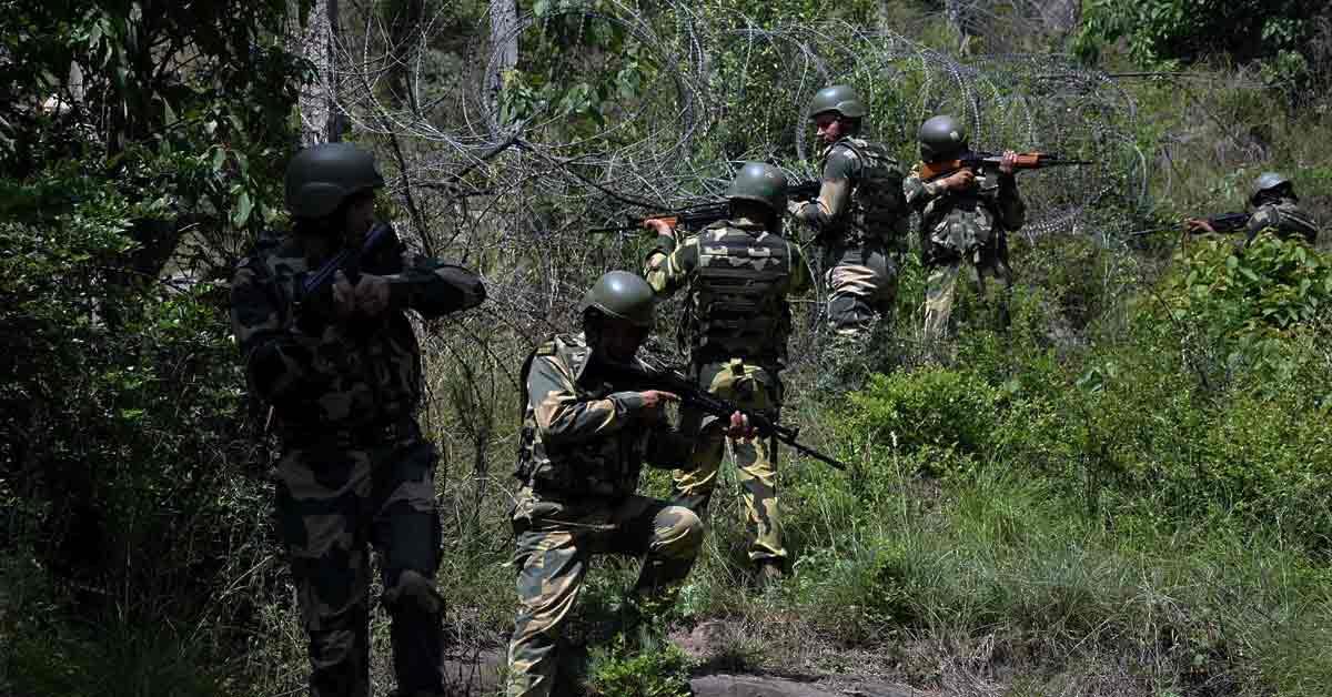 Security Forces and Terrorists in Jammu