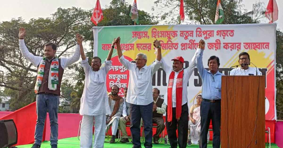 Tripura Ally CPI(M)'s Role Congress