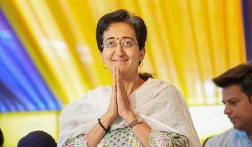 Atishi marlena swearing in ceremony as Chief Minister of Delhi on Saturday