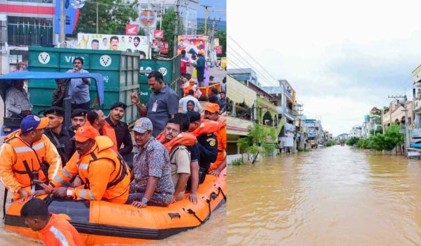 telengana and Andhra pradesh flood schools closed several people died