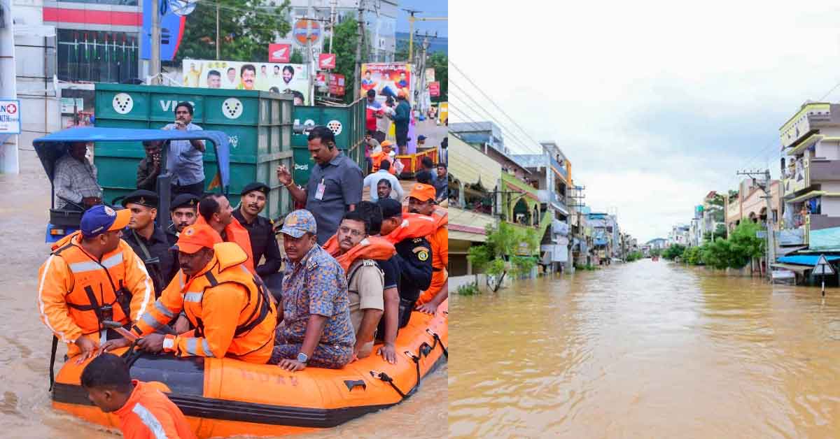 telengana and Andhra pradesh flood schools closed several people died