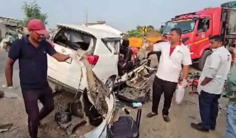 Gujrat road accident seven killed