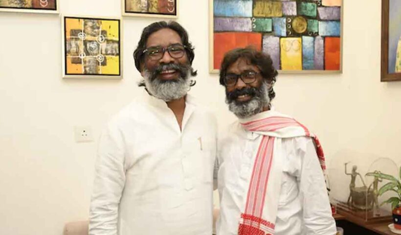 Jharkhand Chief Minister Hemant Soren Met his body double 'Hemant Soren' at