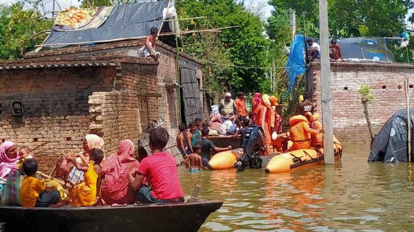 Maldah flood situation