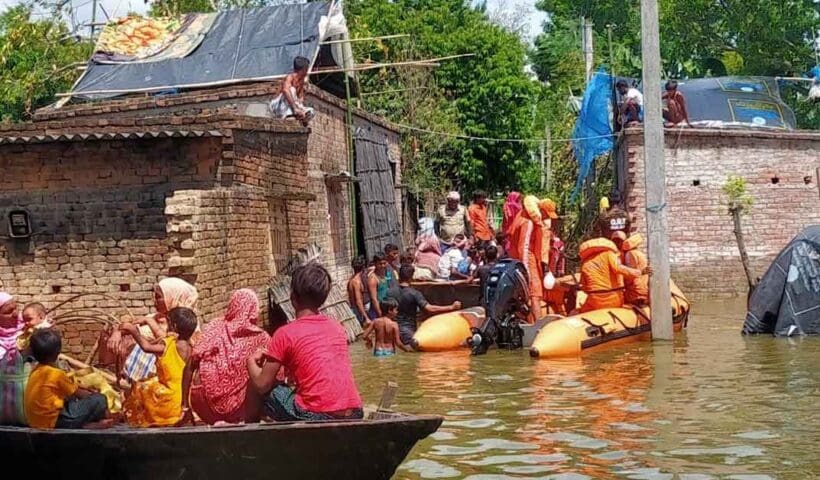 Maldah flood situation