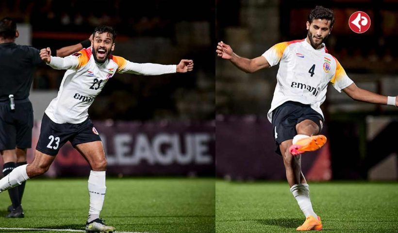 Anwar Ali and Souvik Chakroborty first goal in East Bengal Fc Jersey