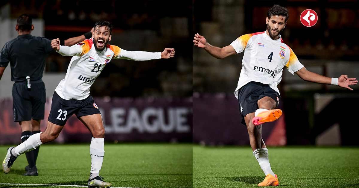 Anwar Ali and Souvik Chakroborty first goal in East Bengal Fc Jersey