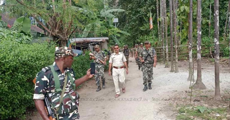Central Forces Deployed at Polling Stations for Kanthi Cooperative Elections
