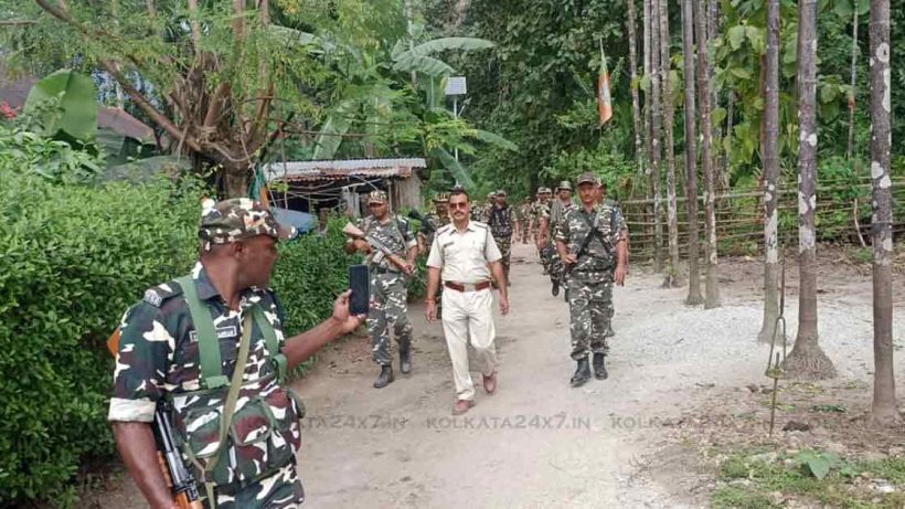 Central Forces Deployed at Polling Stations for Kanthi Cooperative Elections