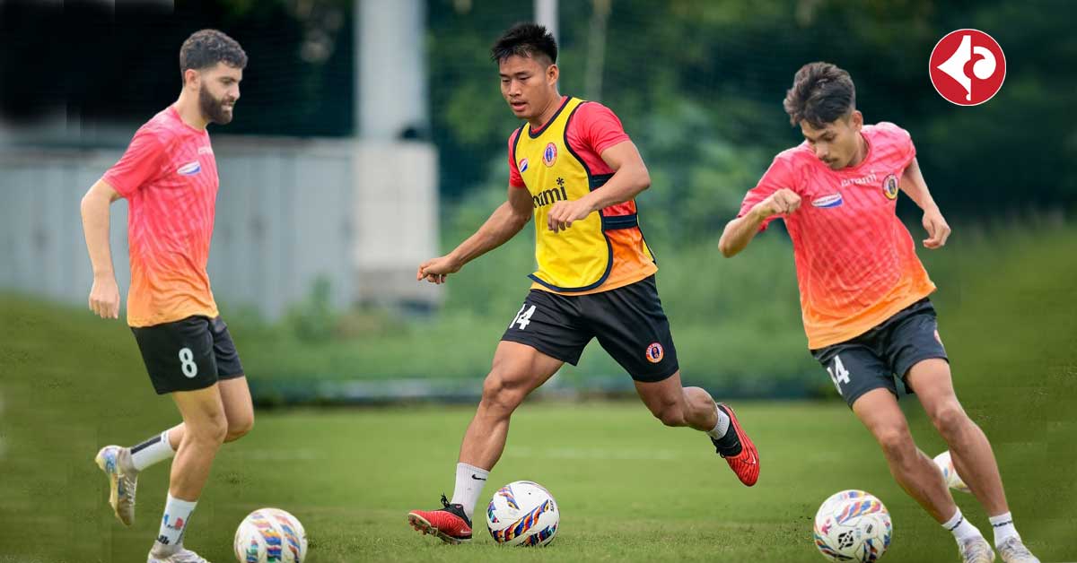 East Bengal FC training session