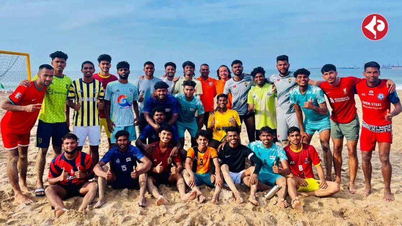 AIFF Conducts Trials for Indian Team Ahead of AFC Beach Soccer Asian Cup 2024