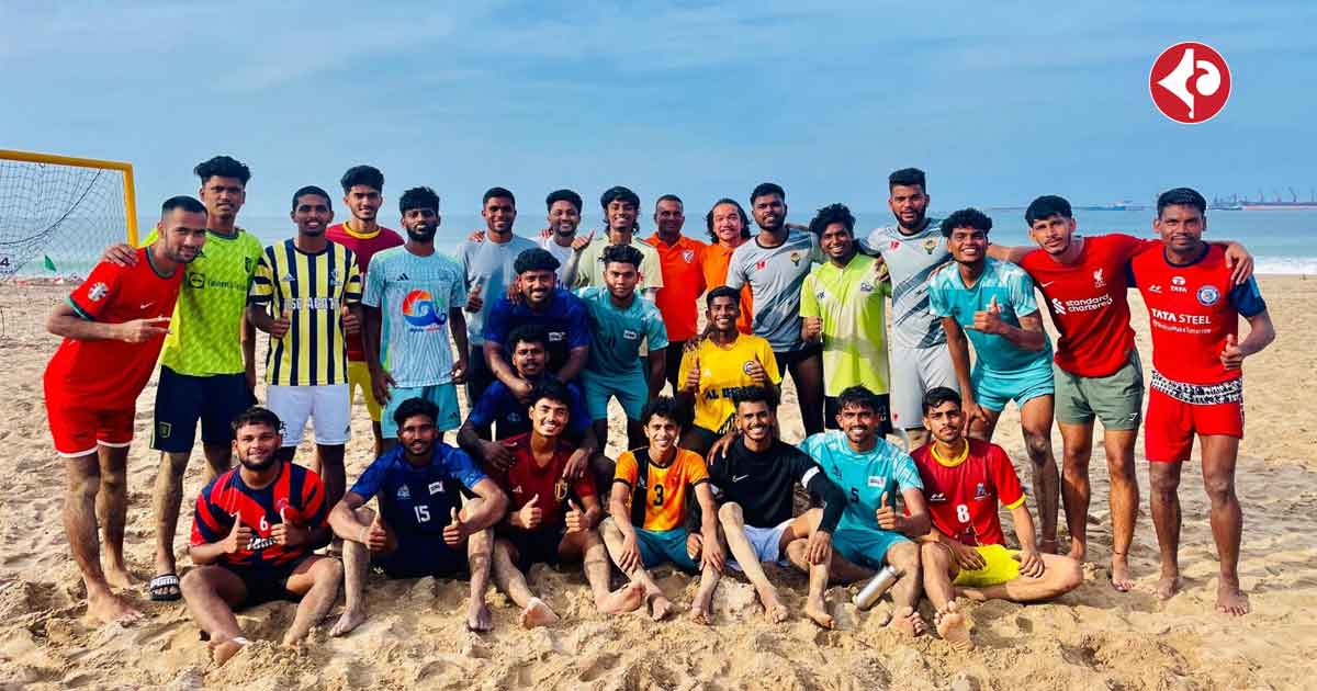 AIFF Conducts Trials for Indian Team Ahead of AFC Beach Soccer Asian Cup 2024