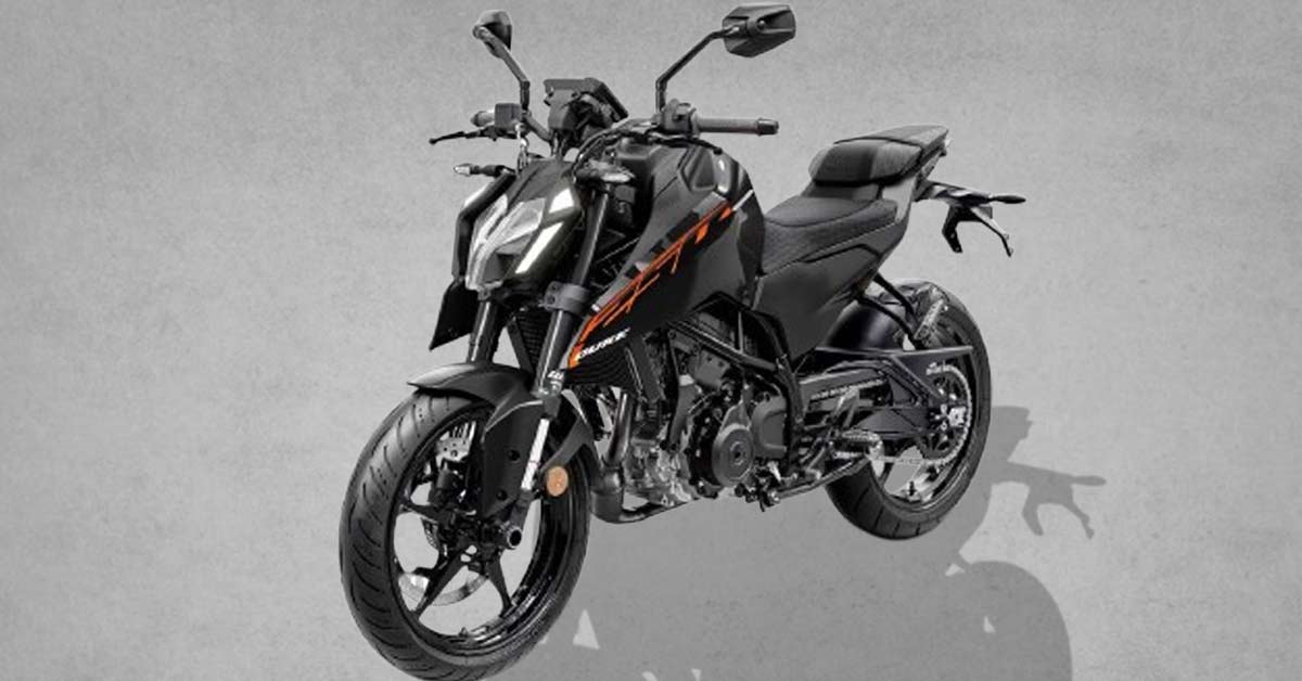 KTM 250 Duke ebony black color scheme launched